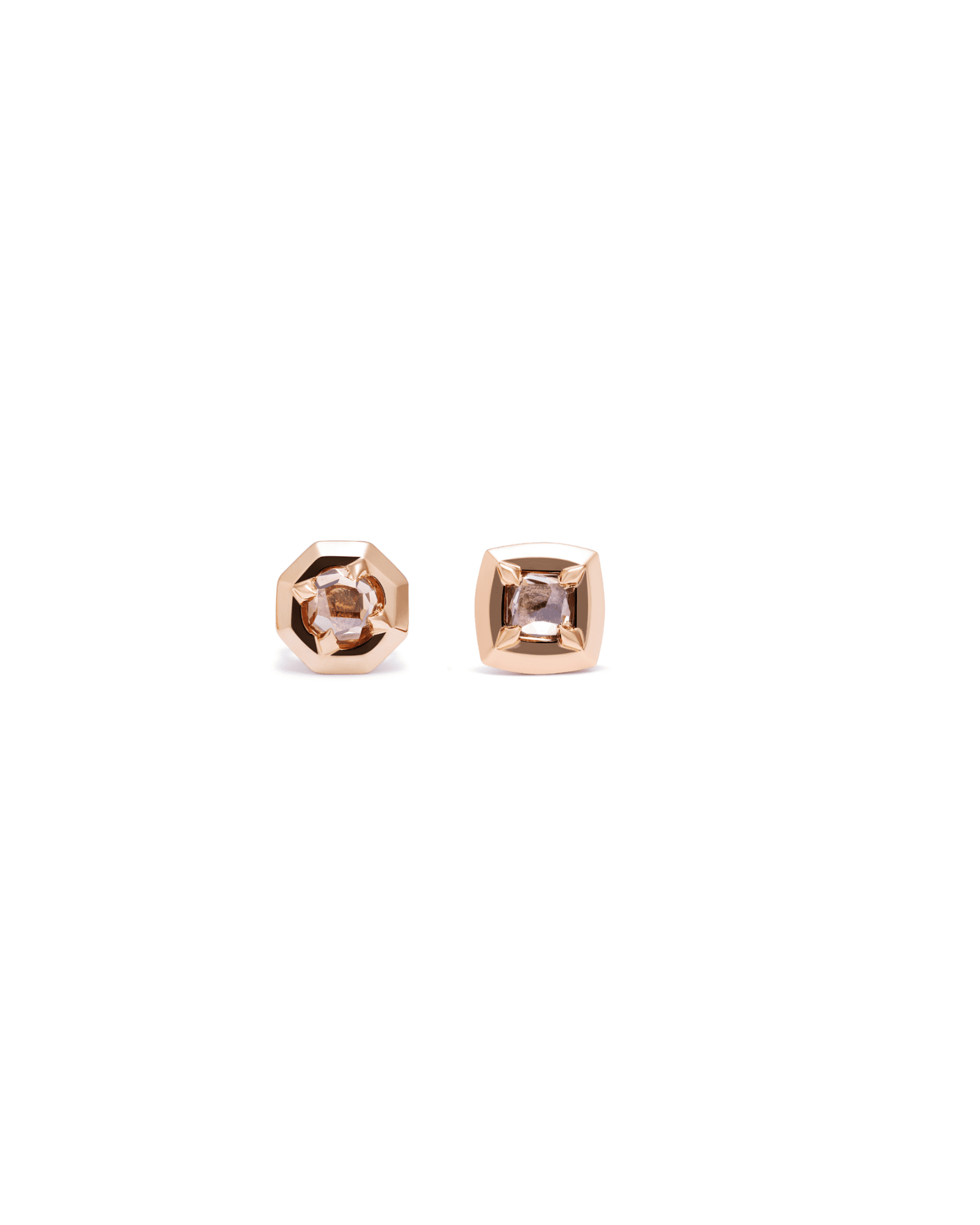 Mismatched Pair Theia Studs - Cushion & Octagon Small | Ilana Belsky