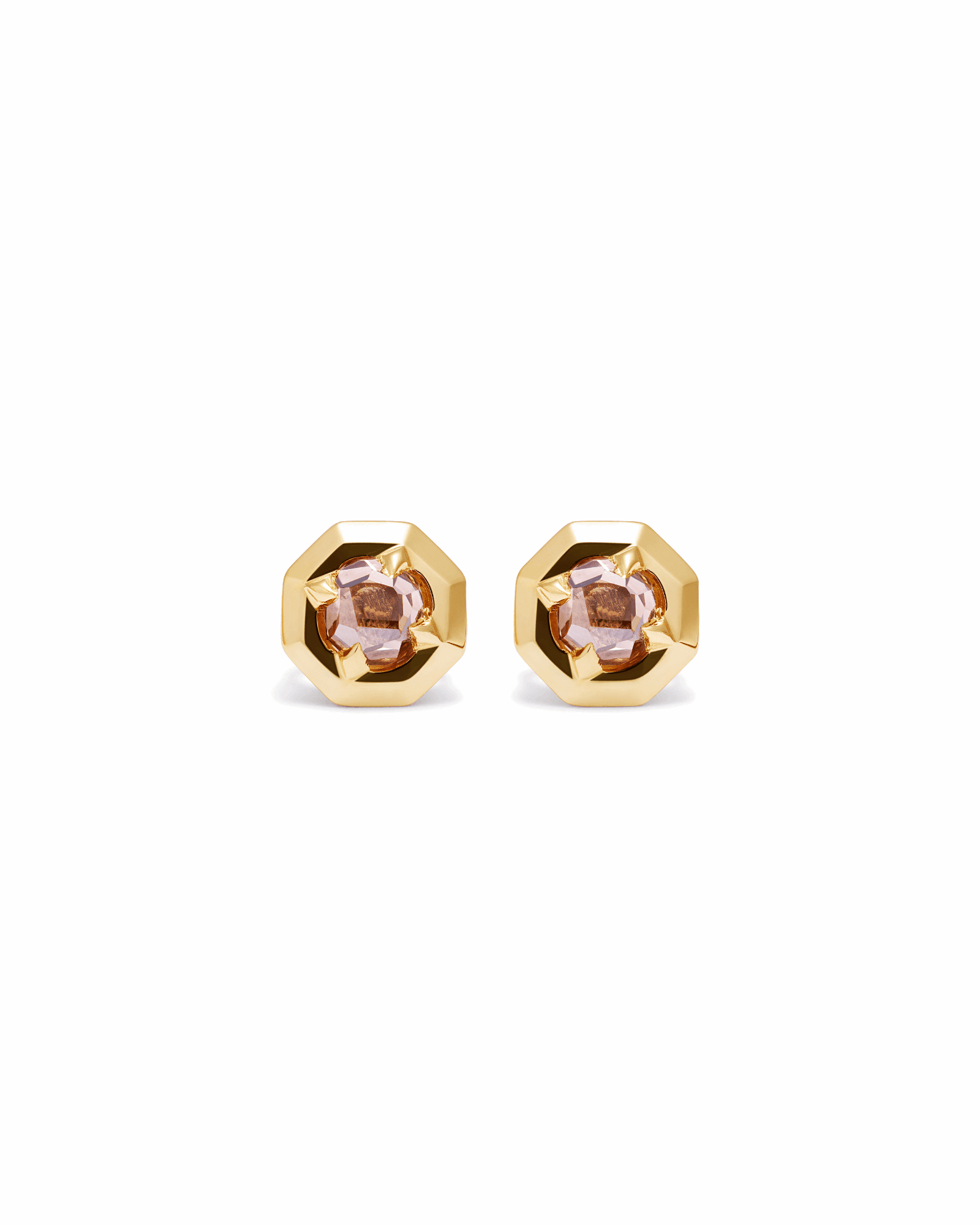 Pair Theia Studs - Octagon Large | Ilana Belsky