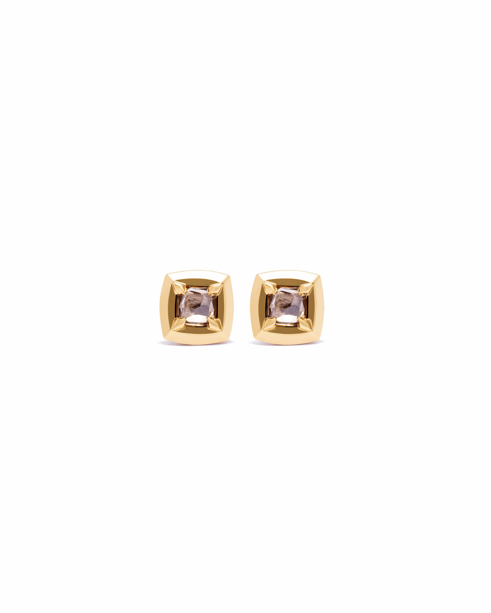 Pair Theia Studs - Cushion Small | Ilana Belsky