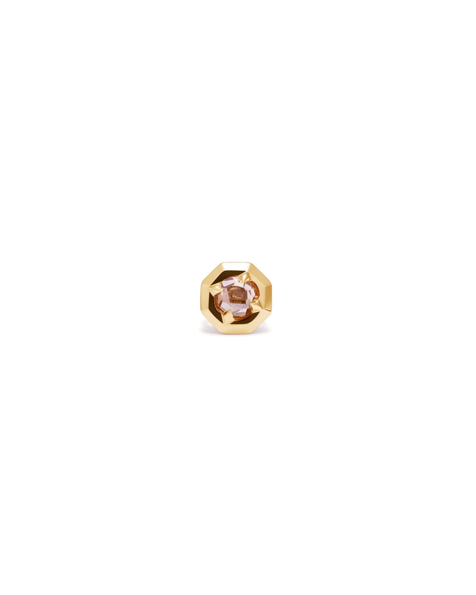 Single Theia Stud - Octagon Small | Ilana Belsky